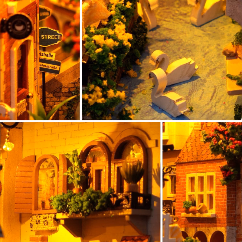The Ancient City of Bruges DIY Book Nook Kit