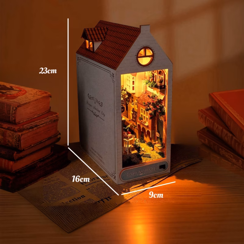 The Ancient City of Bruges DIY Book Nook Kit