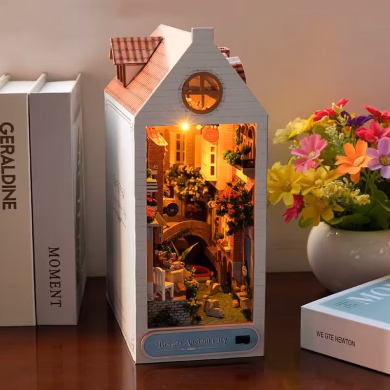 The Ancient City of Bruges DIY Book Nook Kit