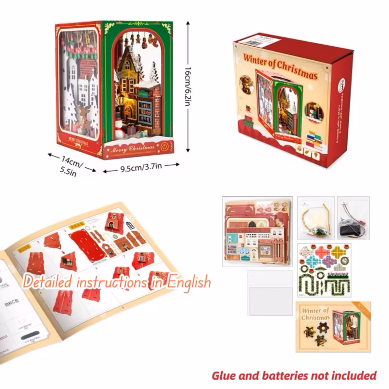 Christmas Eve DIY Book Nook Kit