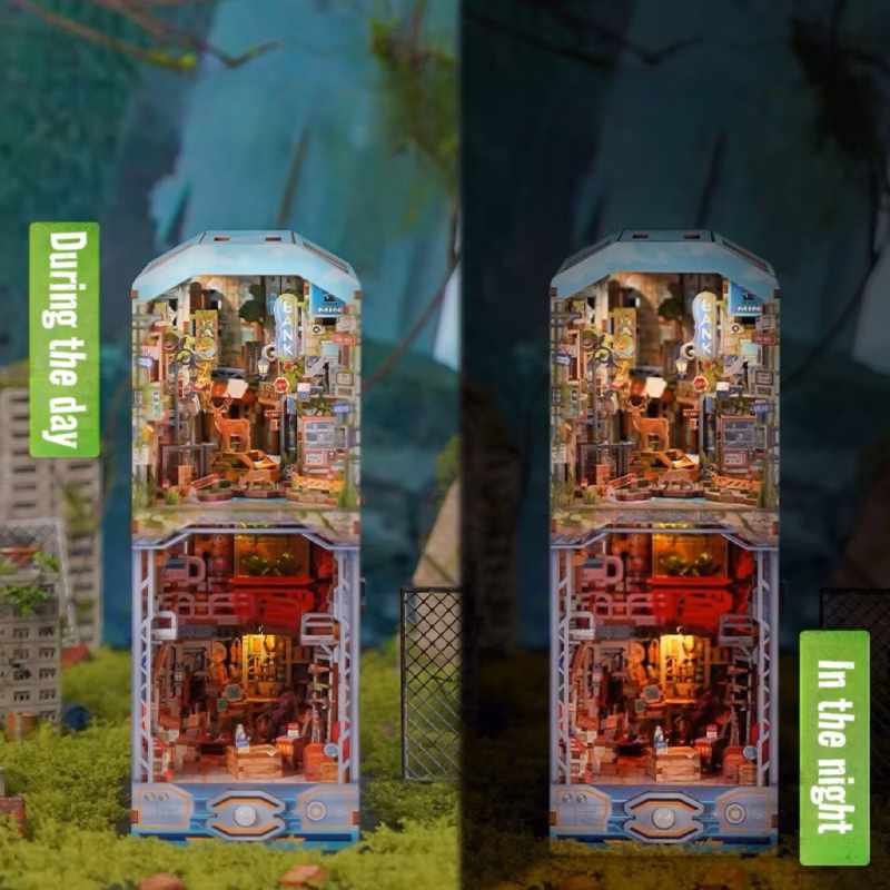 No. 0 Shelter/Train to Busan/Zombies/Survival in the Apocalypse DIY Book Nook Kit
