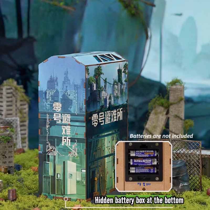No. 0 Shelter/Train to Busan/Zombies/Survival in the Apocalypse DIY Book Nook Kit