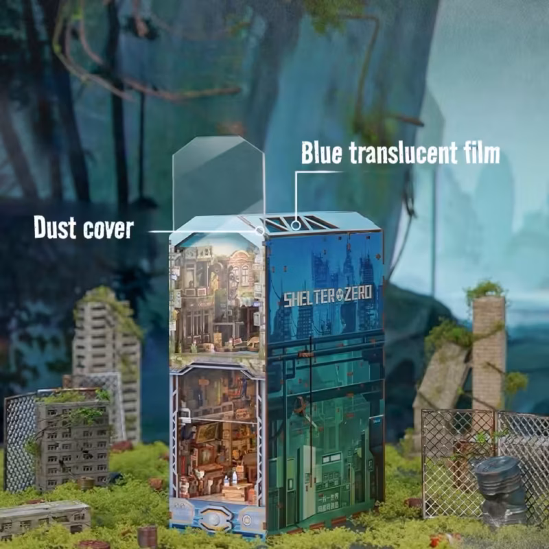 No. 0 Shelter/Train to Busan/Zombies/Survival in the Apocalypse DIY Book Nook Kit