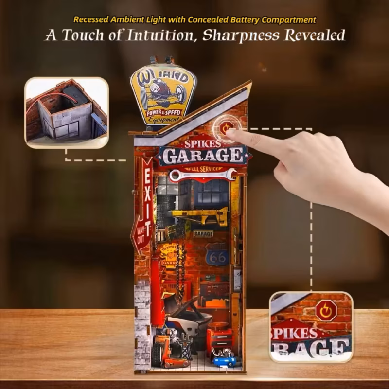 Spikes Garage DIY Book Nook Kit