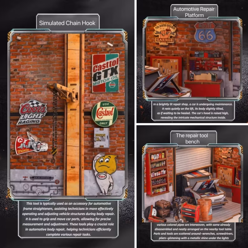 Spikes Garage DIY Book Nook Kit