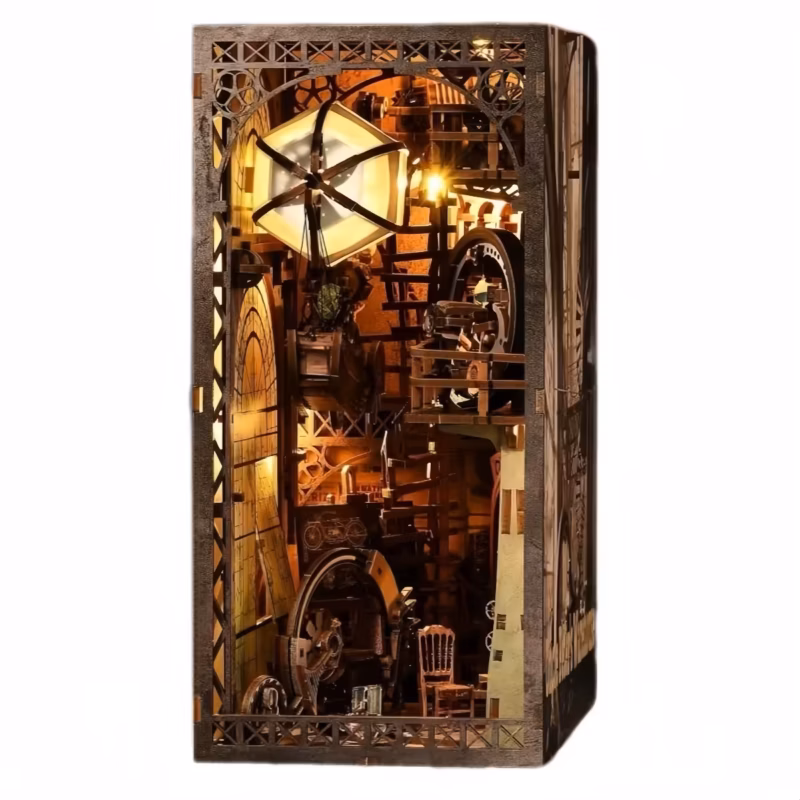 Uncle Peter’s Airship Warehouse DIY Book Nook Kit