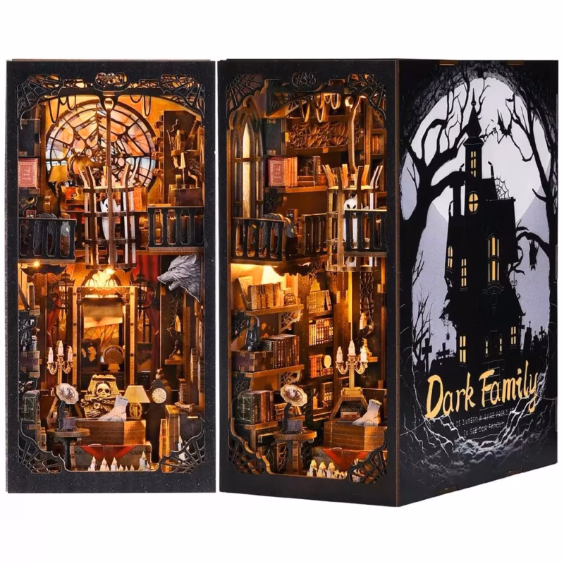 Dark Family The Adams DIY Book Nook Kit