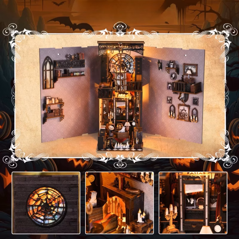 Dark Family The Adams DIY Book Nook Kit