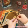 Merry Christmas Eve Green Cabin DIY Book Nook Kit