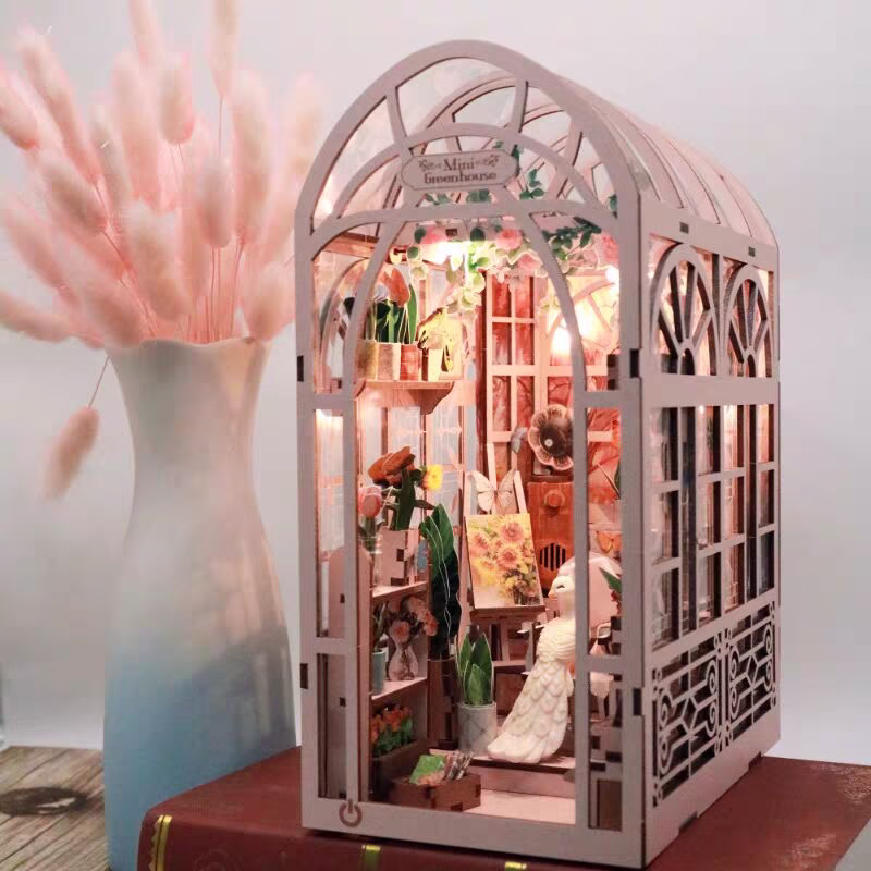 Peacock Garden DIY Book Nook Kit
