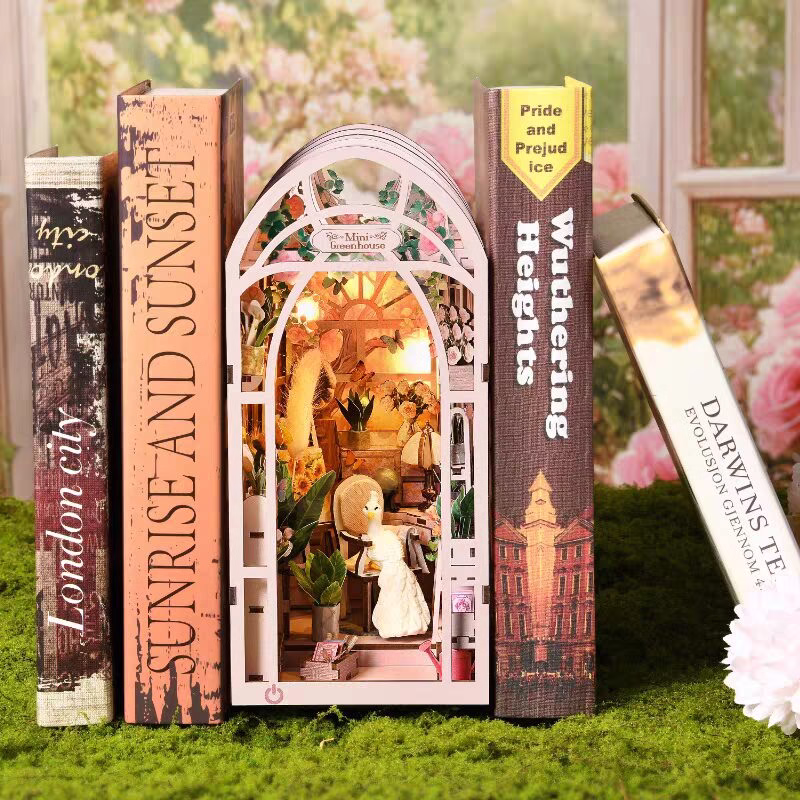 Peacock Garden DIY Book Nook Kit
