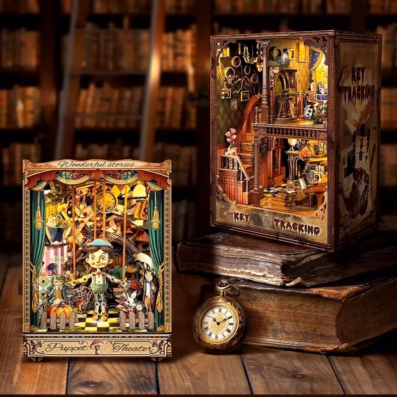Detective Stories in the 19th  DIY Book Nook Kit