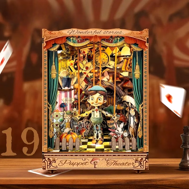 Puppetry in the 18th Century DIY Book Nook Kit