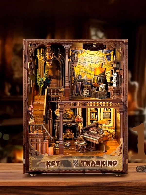 Detective Stories in the 19th  DIY Book Nook Kit