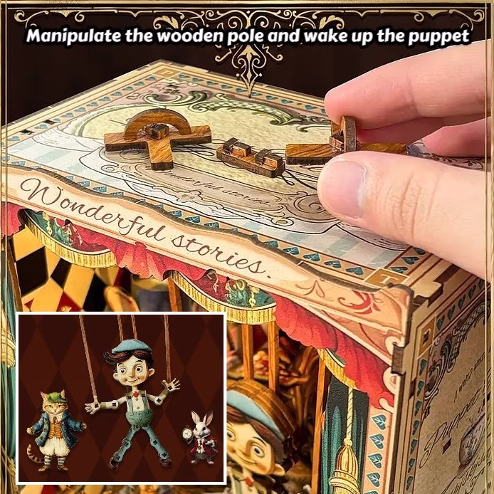 Puppetry in the 18th Century DIY Book Nook Kit