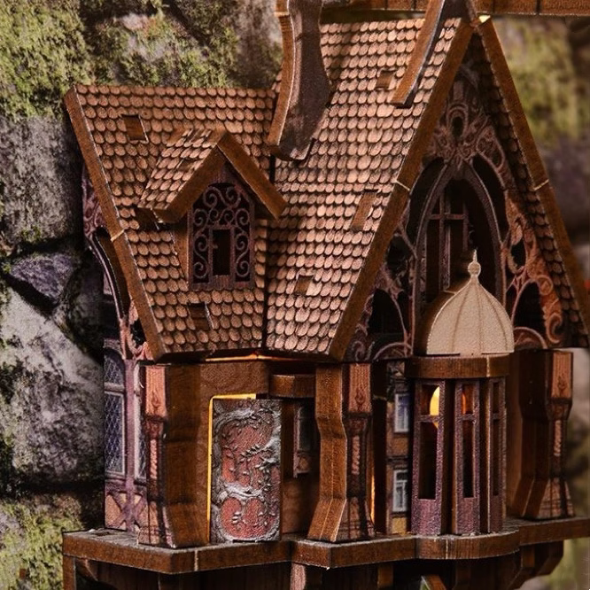 Alice in wonderland Falls into the Rabbit Hole DIY Book Nook Kit