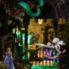 Alice in wonderland Falls into the Rabbit Hole DIY Book Nook Kit