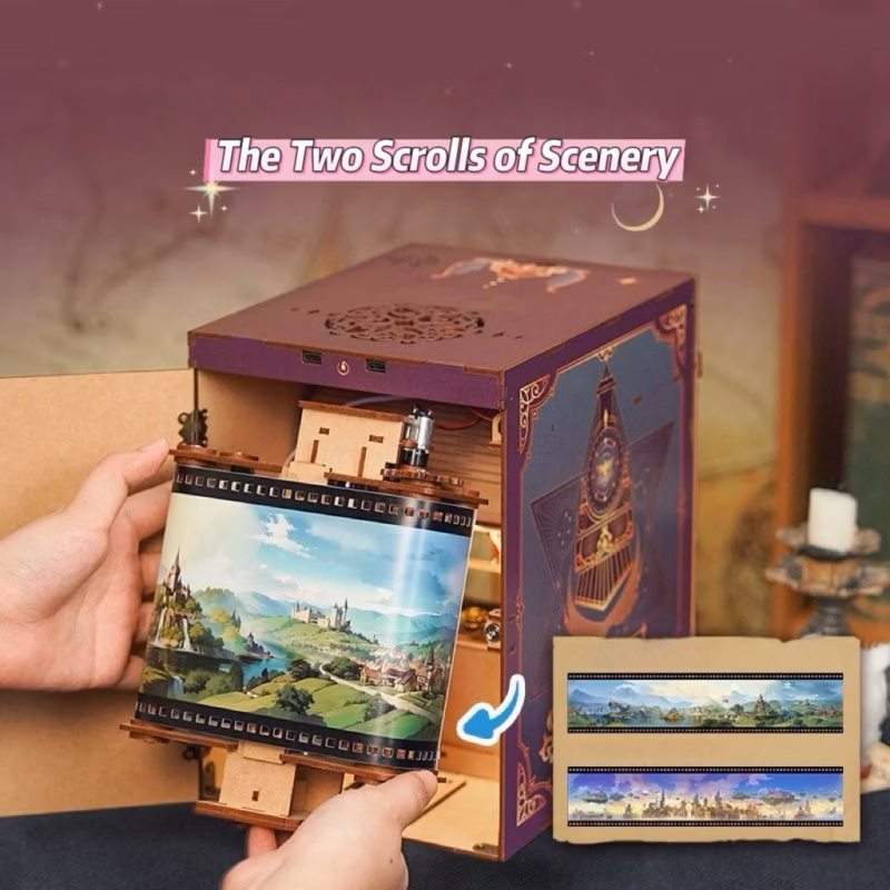 Magic Journey: A Dollhouse of Infinity Train Cabin DIY Music Book Nook Kit