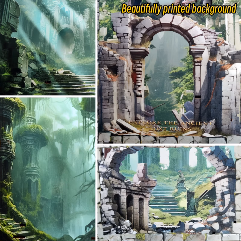 Lost Ruins Atlantis DIY Book Nook Kit