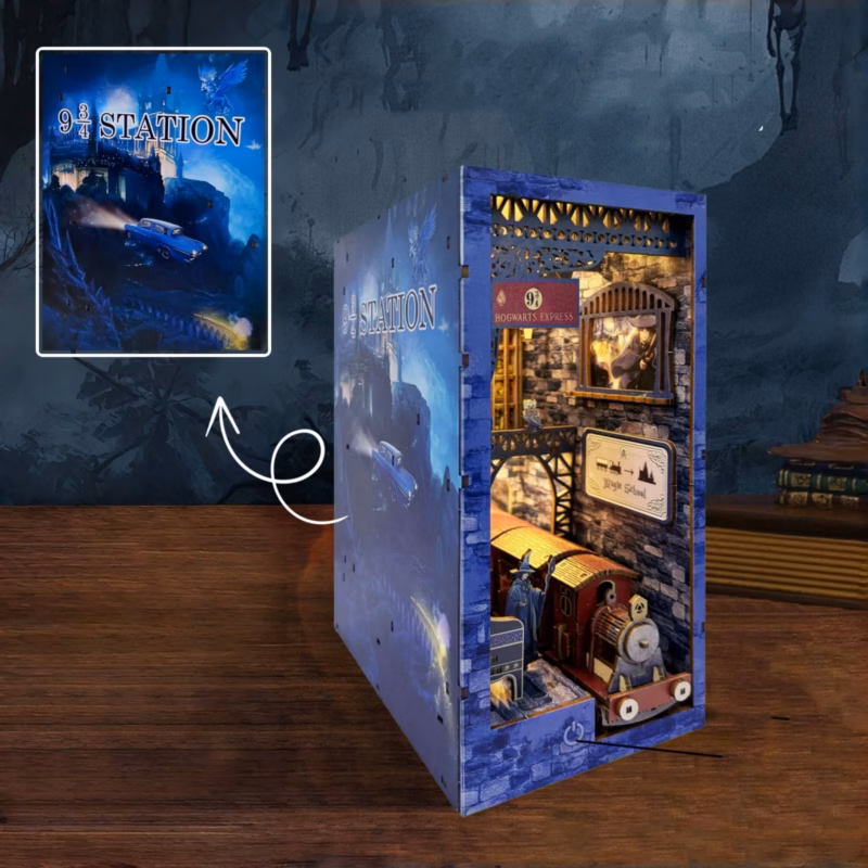 Wizarding World-inspired Platform DIY Book Nook Kit