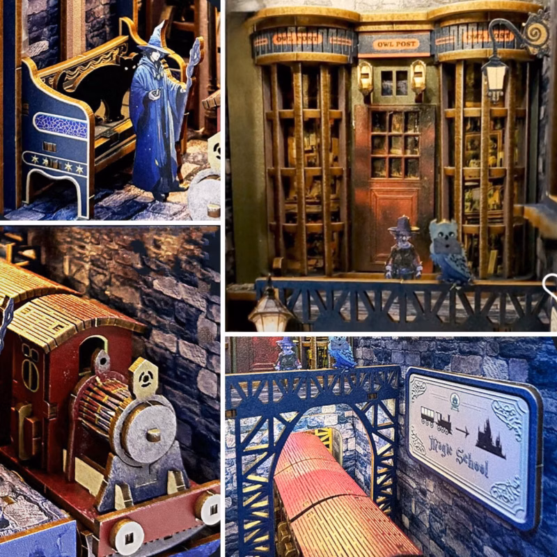 Wizarding World-inspired Platform DIY Book Nook Kit