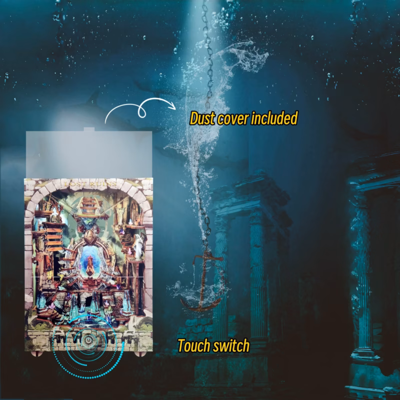 Lost Ruins Atlantis DIY Book Nook Kit
