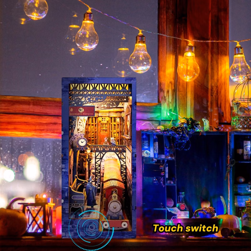Wizarding World-inspired Platform DIY Book Nook Kit