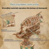 Sailing in Fog - Steampunk Airship Model DIY Assembly 3D Puzzle Music Box Kit