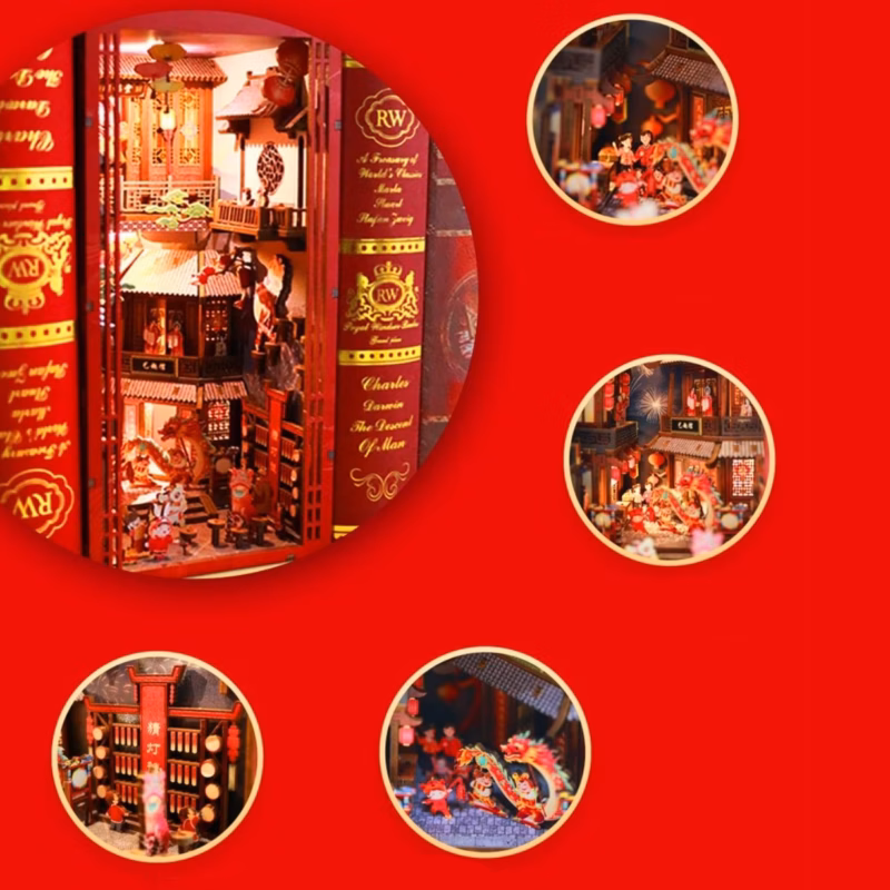 Chinese New Year DIY Book Nook Kit