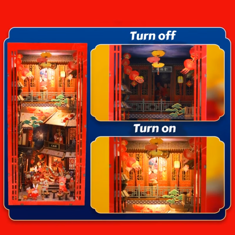 Chinese New Year DIY Book Nook Kit