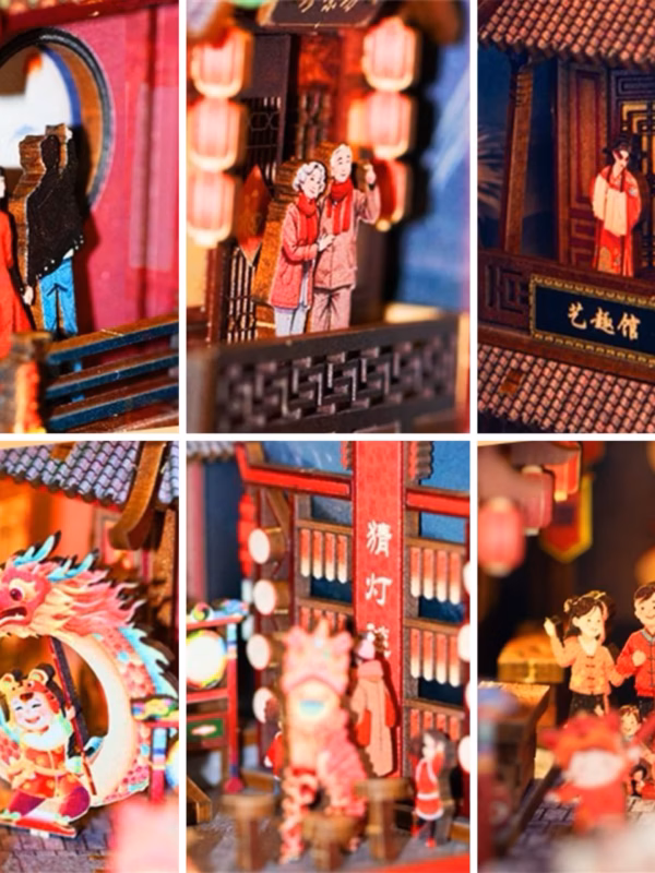 Chinese New Year DIY Book Nook Kit