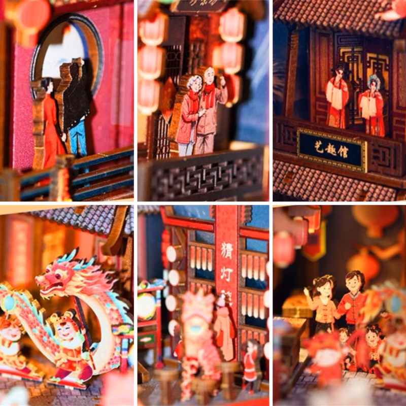 Chinese New Year DIY Book Nook Kit