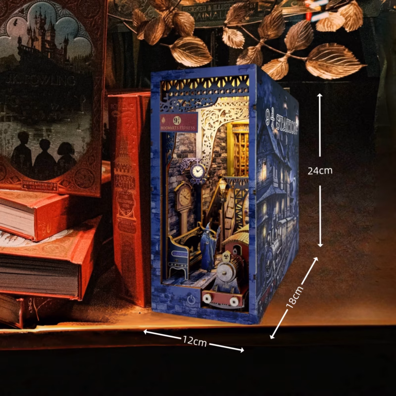 Wizarding World-inspired Platform DIY Book Nook Kit