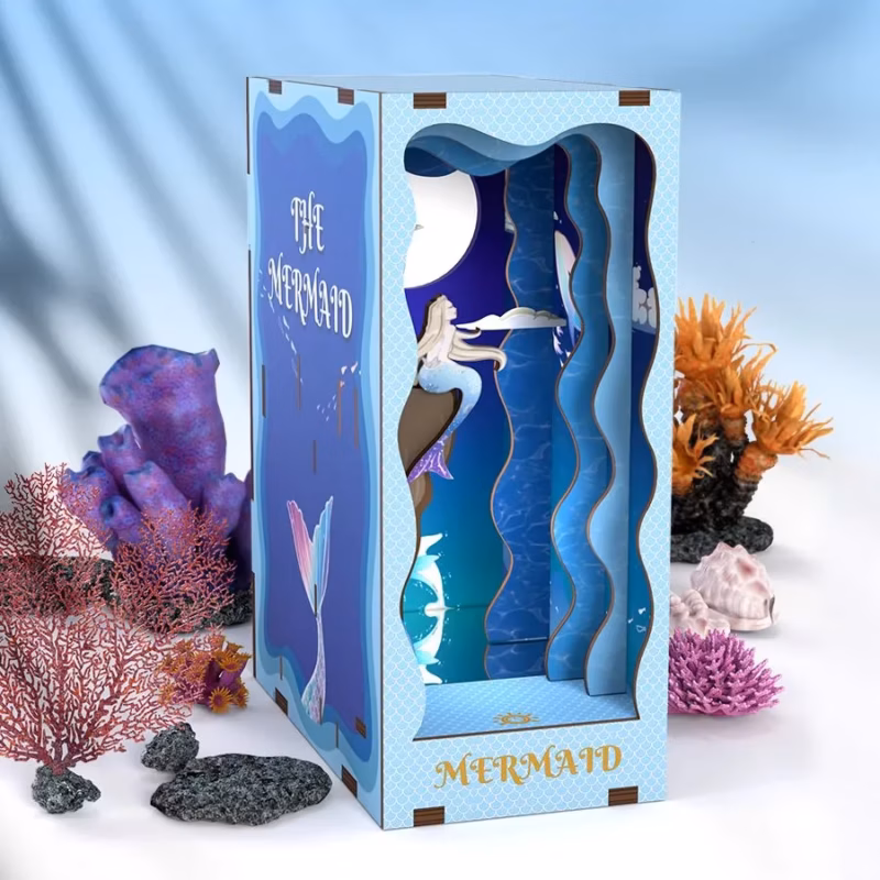 The Mermaid Book Nook Kit for Beginner