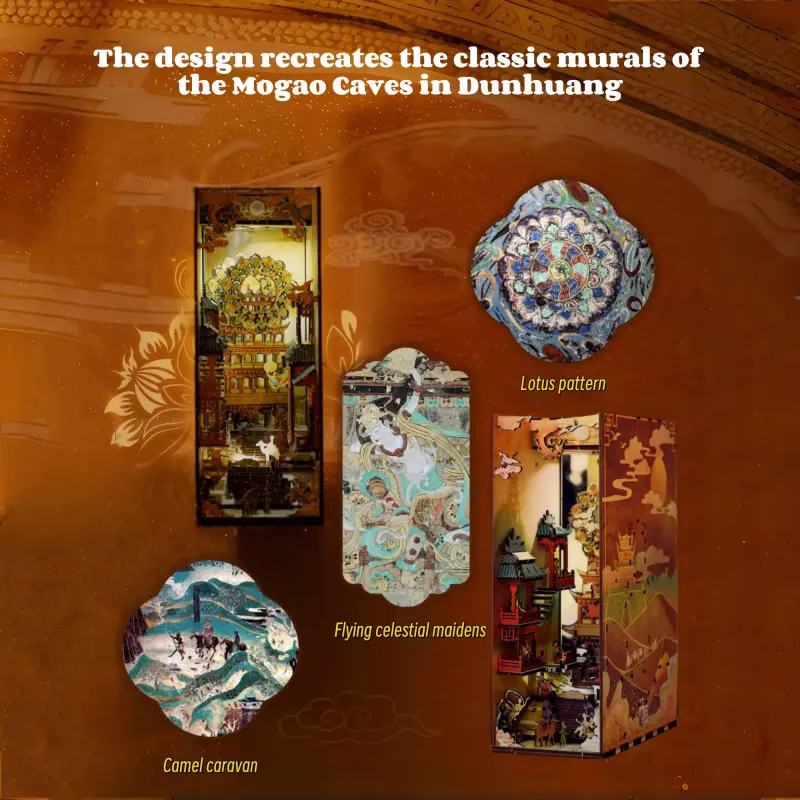 Ancient Chinese Dunhuang Dream DIY Book Nook Kit