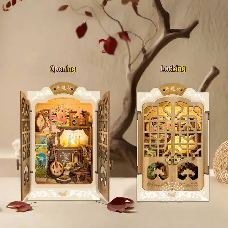 Mini Size Heritage Seekers' Workshop DIY Book Nook Kit