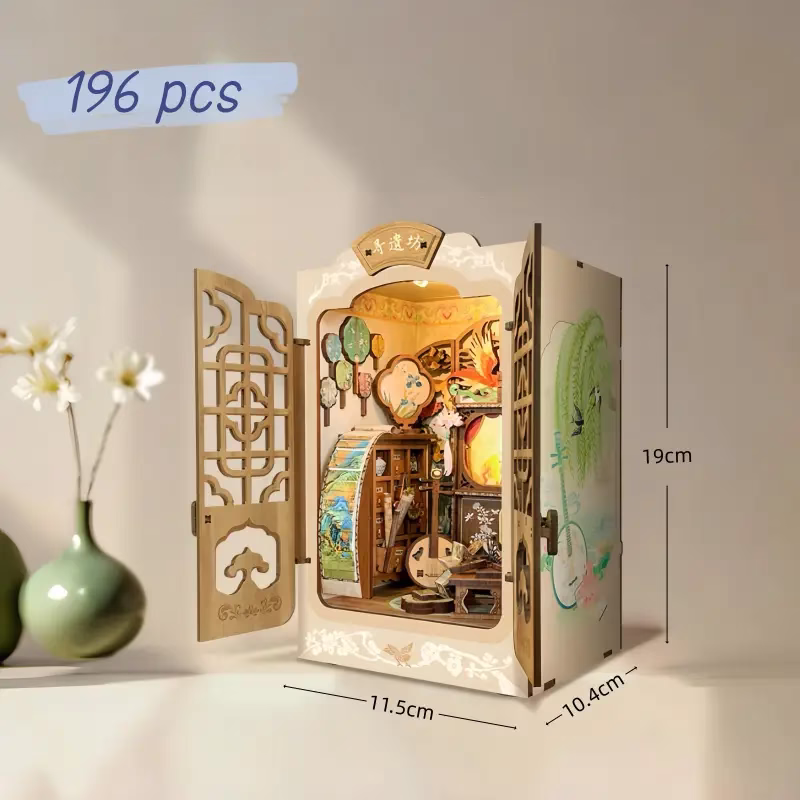 Mini Size Heritage Seekers' Workshop DIY Book Nook Kit