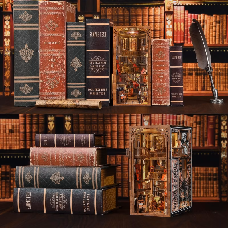 Abbey Library DIY Book Nook Kit