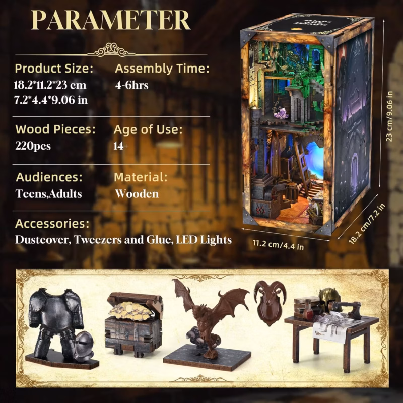 Blade and Magic DIY Book Nook Kit