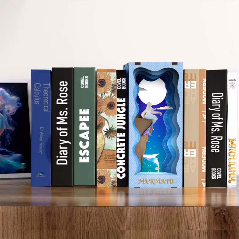 The Mermaid Book Nook Kit for Beginner