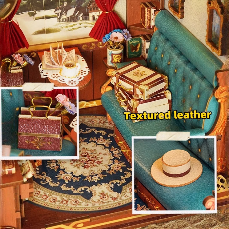 European Travel Journal: A Dollhouse of Infinity Train Cabin DIY Music Book Nook Kit