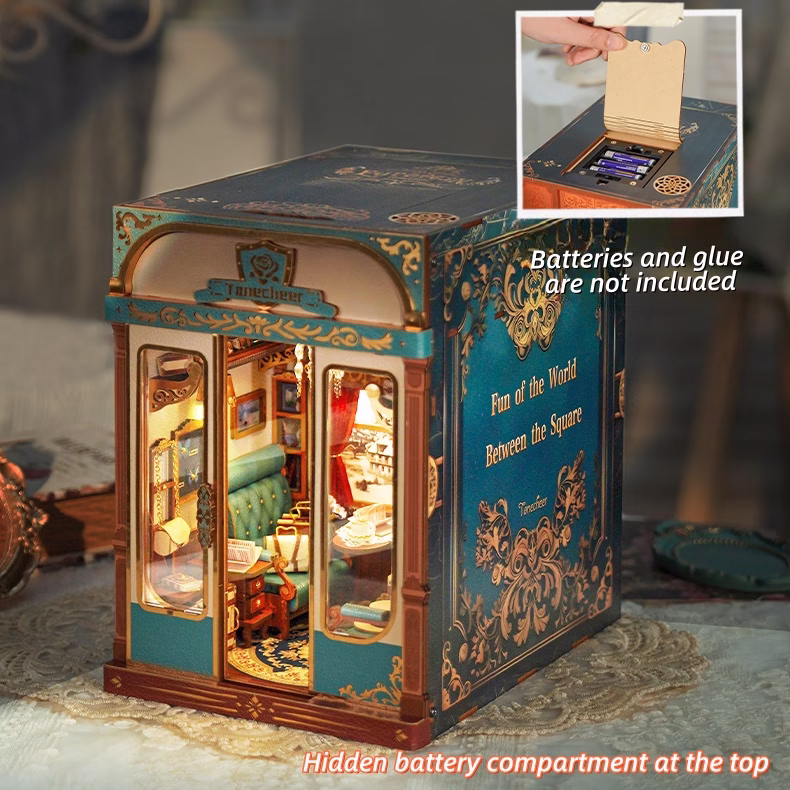European Travel Journal: A Dollhouse of Infinity Train Cabin DIY Music Book Nook Kit