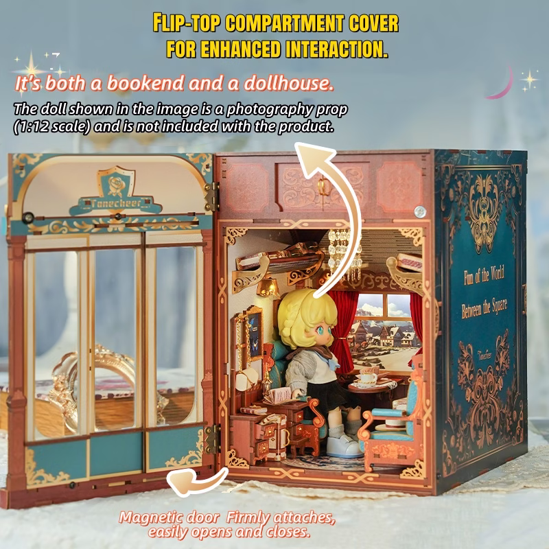 European Travel Journal: A Dollhouse of Infinity Train Cabin DIY Music Book Nook Kit