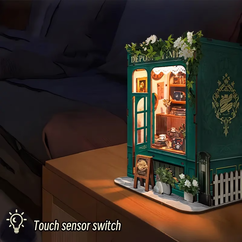 Mini Size Deposit Time Bookstore DIY Book Nook Kit