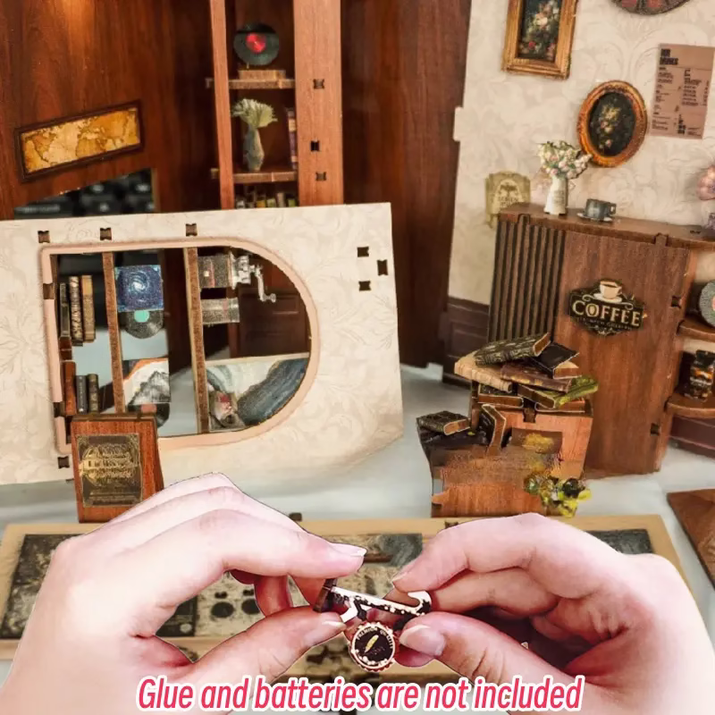 Mini Size Deposit Time Bookstore DIY Book Nook Kit