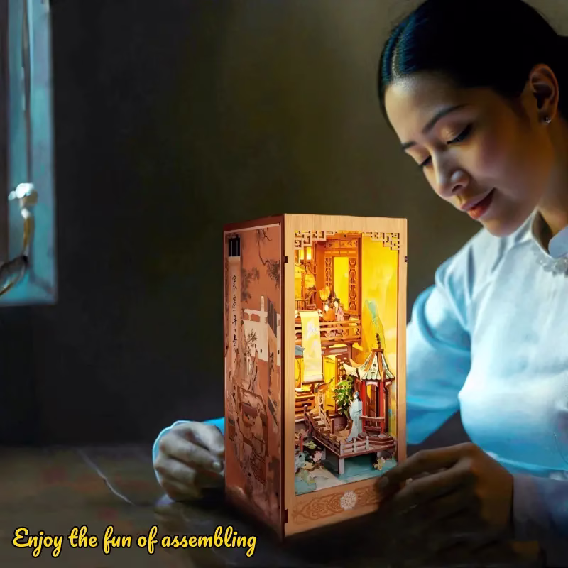 Ancient Chinese Song Dynasty Ink and Colors DIY Book Nook Kit