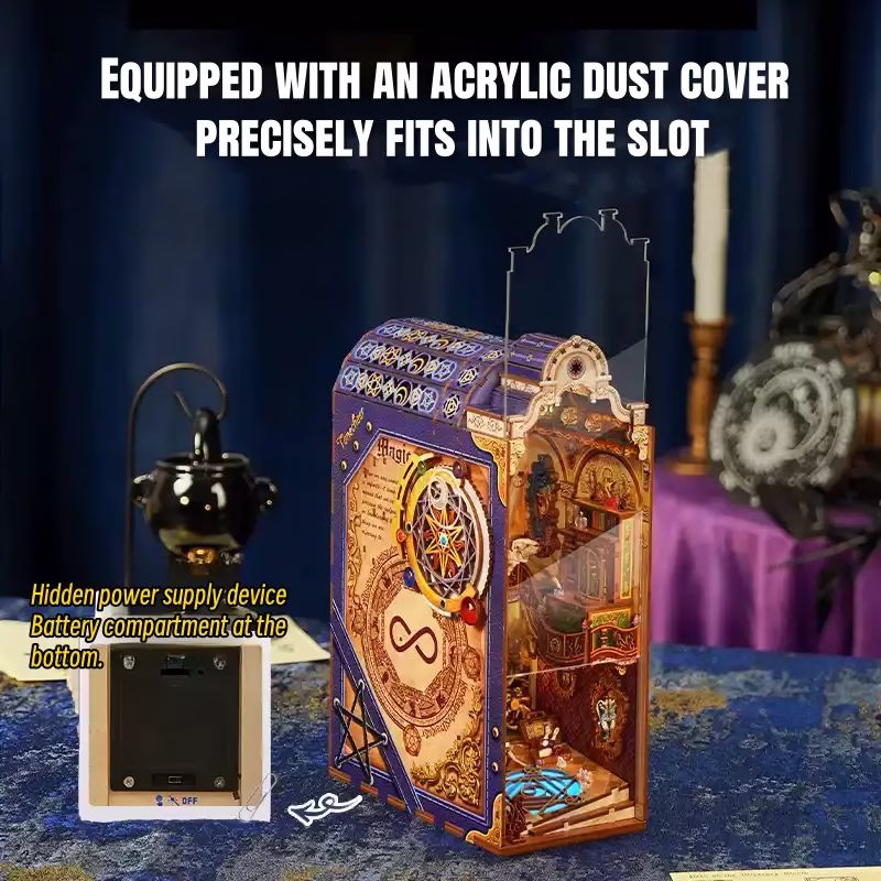 The Library of Infinite Realms - DIY Book Nook Kit