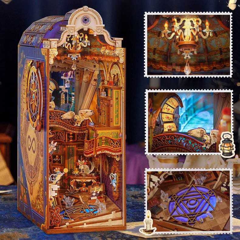The Library of Infinite Realms - DIY Book Nook Kit