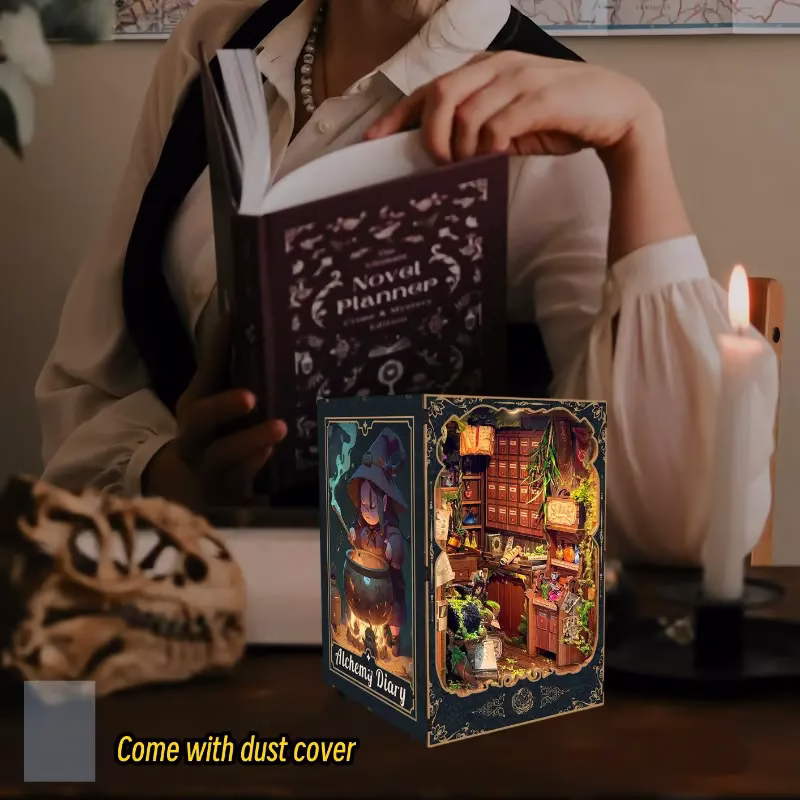 Mini Size Alchemy Diary DIY Book Nook Kit