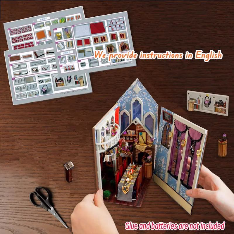 Vampire's restaurant DIY Book Nook Kit
